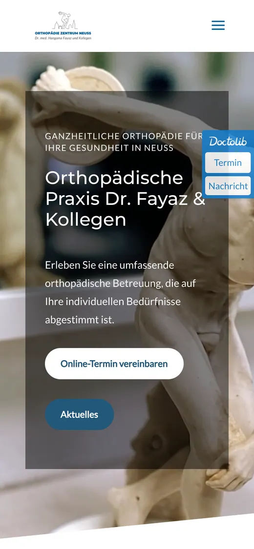 Mobile Ansicht von neuss-orthopaedie.de