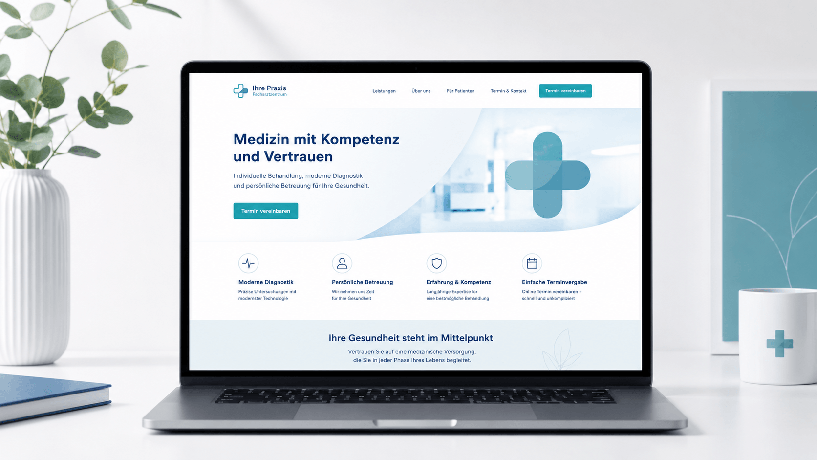 Homepage Arzt: Was wirklich draufgehört