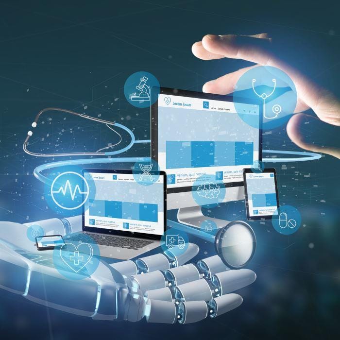 Beispiele und Inhalte eines Webdesigns für Ärzte