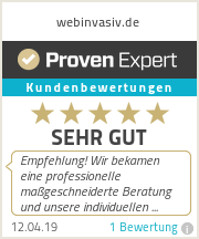 Bewerten Sie webinvasiv.de auf ProvenExpert